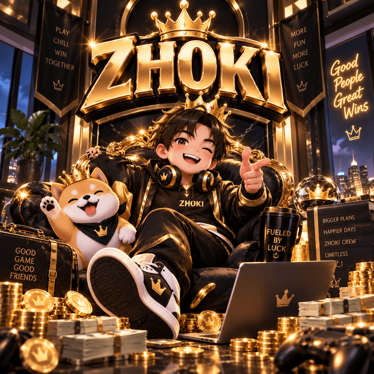 Banner ZHOKI Cyber Blue